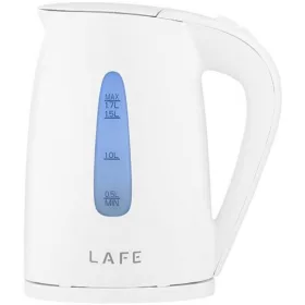    Lafe Essential Kettle Grelnik plošče z osvetlitvijo ozadja 2200 W 1,7 L bela