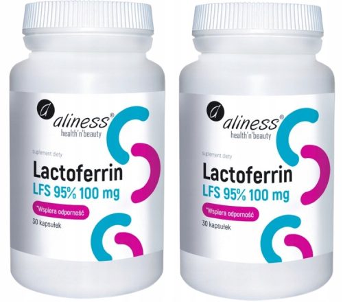 Laktoferina z Vitaminom C za Podporo Imunskega Sistema – 60 Kapsul