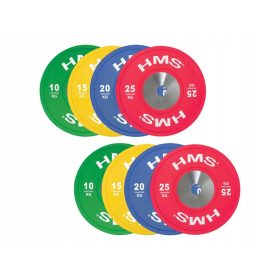   HMS Profesionalni Set Bumper TBR PROFI (2x10/2x15/2x20/2x25 kg)