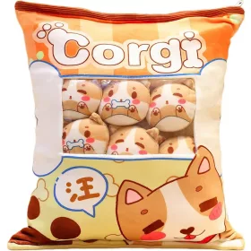 PODUSZKA ZE SLADKIMI PSI CORGI ZA DARILO