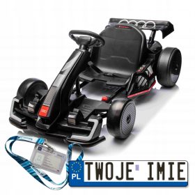   Audi Sport Drift Go-Kart z dvema motorjema po 150W, LED lučmi, MP3 predvajalnikom in FM radiem