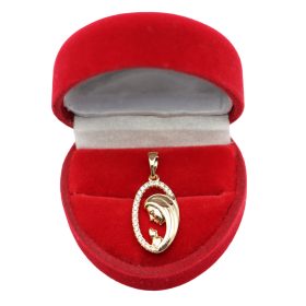   Zlata VERIŽICA iz kirurškega jekla 316L Z825 MEDALJA MATERE BOŽJE