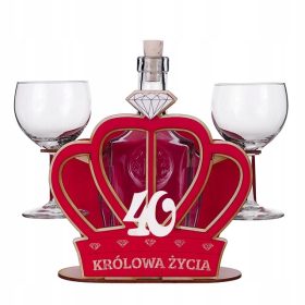 Fantovski darilni komplet s kozarcem za vino in zaznamkom