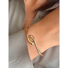   ZLATA NAKITNA ZAPESTNICA pr. 585, MODNI NAKIT Z ZADNJIMI TRENDI, GRATIS!