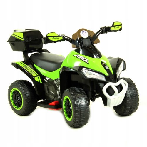 Otroški električni štirikolesnik z baterijo, kovček QUAD-SX-3-ZELENA, primerno za otroke do 5 let