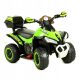 Otroški električni štirikolesnik z baterijo, kovček QUAD-SX-3-ZELENA, primerno za otroke do 5 let
