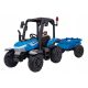 BLAST električni traktor z prikolico Blue 2x200W