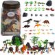 DINOZAVRI VELIK SET FIGURIC V ŠKATLI DINOZAVRI SET V KOVČKU JAJCE