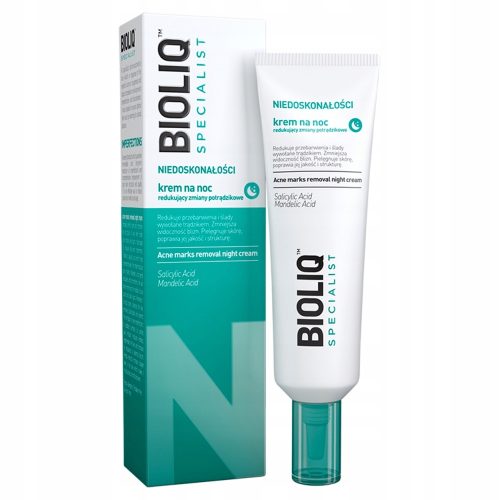 Nočna krema Bioliq Specialist za zmanjšanje aknastih sprememb, 30 ml