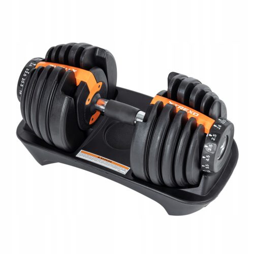 Hantel TREXO ADT-24-BF 24 kg črna, železo