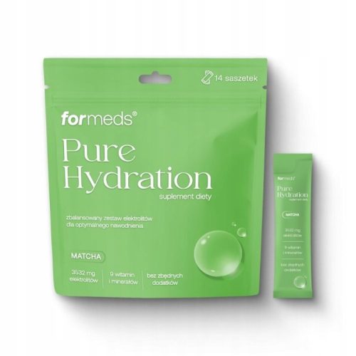 Elektroliti Formeds Pure Hydration z Okusom Matche za Hidracijo
