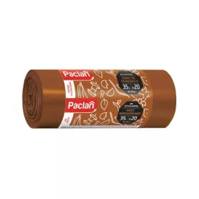   PACLAN Vrečke za ločevanje odpadkov Bio 35L - 20 kosov - rjave