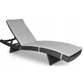 Vrtna blazina Wave Grey Focus Garden 200x60 cm