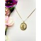 Blueberry 316L Slovenian Celebrity Beautify Medal Necklace