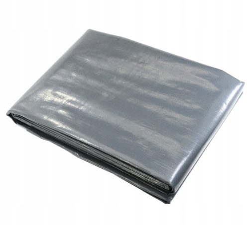 Mocna in debela siva zaščitna ponjava plandMAX 4x6m, 260g/m2