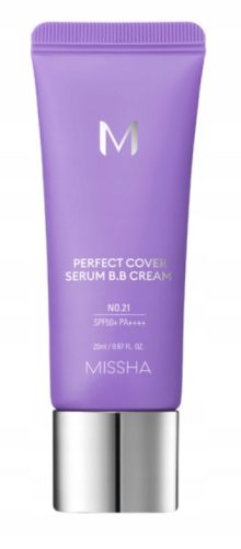 MISSHA M PERFECT COVER SERUM B.B CREAM SPF50+ v odtenku LIGHT BEIGE