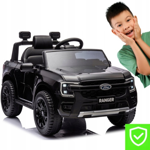 FORD RANGER Avto na akumulator za otroke, usnjen sedež, 2.4G daljinski upravljalnik, LED luči