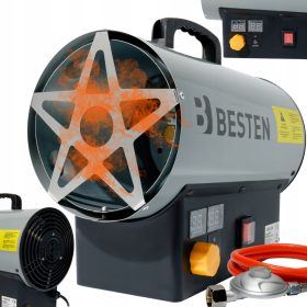   Plinski grelnik z avtomatskim pihalom in LCD termostatom 25KW + reduktor