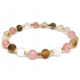 Zapestnica iz naravnega kamna TURMALIN MATOWY 6 mm