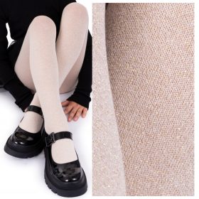   Toplih hlačnih nogavic z bleščicami za otroke LUREX Dekliška Bombaž 156