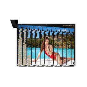   Koledar 2025 Ženska | Darilo za Moške | Unikaten Design za Avtomobilske Navdušence