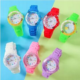  Kvarčna ura za fantke in deklice, bela, odlično darilo