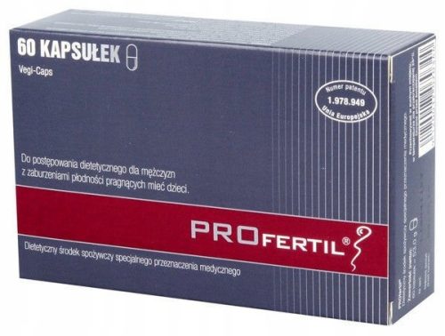 PROFERTIL: Prehransko dopolnilo za izboljšanje plodnosti pri moških (60 kapsul)