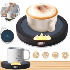   Grelnik za skodelico čaja z LED 55-75°C 10W - Darilo za ljubitelje čaja