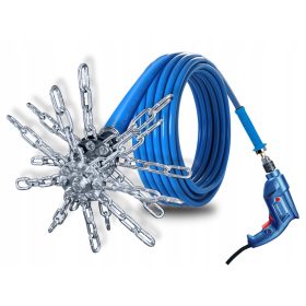   TURBOSPINER set za čiščenje dimnika za vrtalnik s krtačo 16 VERIG - 5m