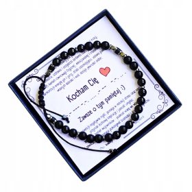    STYLOVI moška kodirana zapestnica: darilo za moža, fanta, sina, očeta