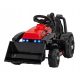 RAMIZ Električni Traktor Bager Buldožer G320 Rdeč z LED Lučmi in Hupe za Otroke