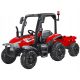 Velik otroški traktor s prikolico 4x4 na daljinsko upravljanje