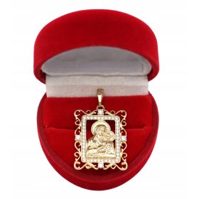   Zlata VERIŽICA iz kirurškega jekla 316L Z865 MEDALJA MATERE BOŽJE MARIJE