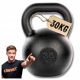 Kettlebell Kawmet 30 kg črna