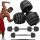 ADJUSTABLE Dumbbells + ročna palica komplet za vadbo uteži 2x20kg 40kg