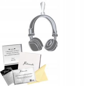   Slovenian Name: Srebrna DJ obesek slušalke 925 darilo nakit z brezplačnim graviranjem