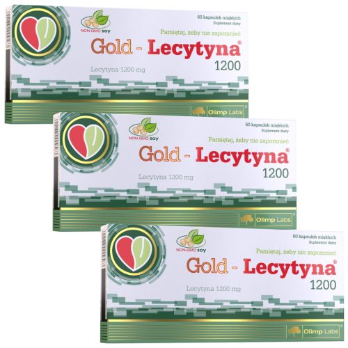 OLIMP Gold Lecytin 1200 - Visokokakovosten Sojin Lecitin v Kapsulah