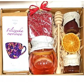   DARILO ZA UČITELJE - EKSKLUZIVNI KOS Z ZDRAVIMI DARILI IN SLASTNIMI POSLADKI