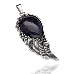   Obesek Krilo Noč Kairo Utripajoči kamen Stekleni obesek Simbol svobode