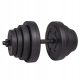Springos nastavljive utežne palice 1x 20 kg
