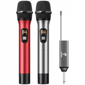 Tonor TW-630 Brezžični Mikrofon Dvojni Karaoke Set