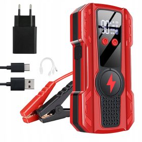   BOOSTER JUMP STARTER ZA AVTO AKUMULATOR 6000MAH 12V Z 2 USB IZHODA