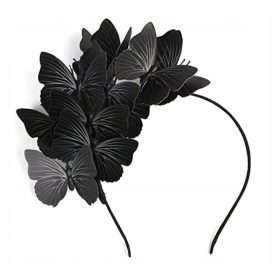   rna čipkasta fascinatorka z metulji, vrhunska alternativa za čarovniško noč

Opis izdelka:
- Blagovna znamka: GlamLady
- Barva: Črna
- Material: Poliester
- Papirnata oznaka: Ni na voljo
- Notranja oz