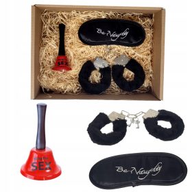   Darilni komplet za nevesto, večerja za dekliščino, Kajdanki, Dzwonek na Sex, Opaska na oczy