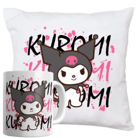 KUROMI DARILNI SET KUBEK IN PODUSZKA