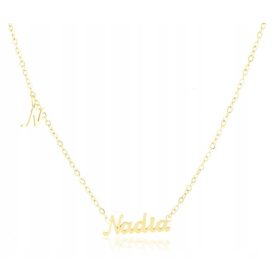  Verižica Celebrity z imenom in črko Nadia