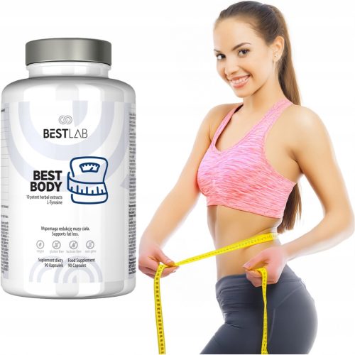 BestLab BestBody Kapsule za Podporo Pri Redukciji Teže - 10 Aktivnih Sestavin, 90 Kapsul