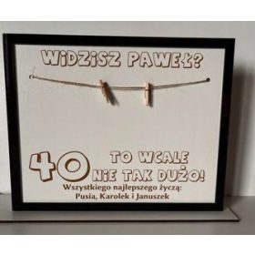   Darilna tabla za 40. rojstni dan, unikatno darilo za posebno priložnost