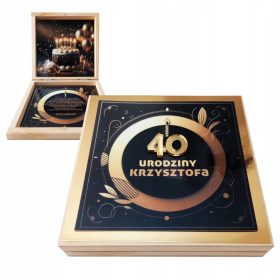   DARILNA ŠKATLA ZA ROJSTNI DAN 18 30 40 50 60 DENARNI BON IME