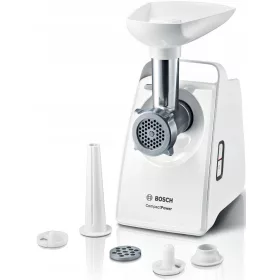   Bosch MFW3520W Močan mlinček za meso 1500W Dwustranski nož Biala